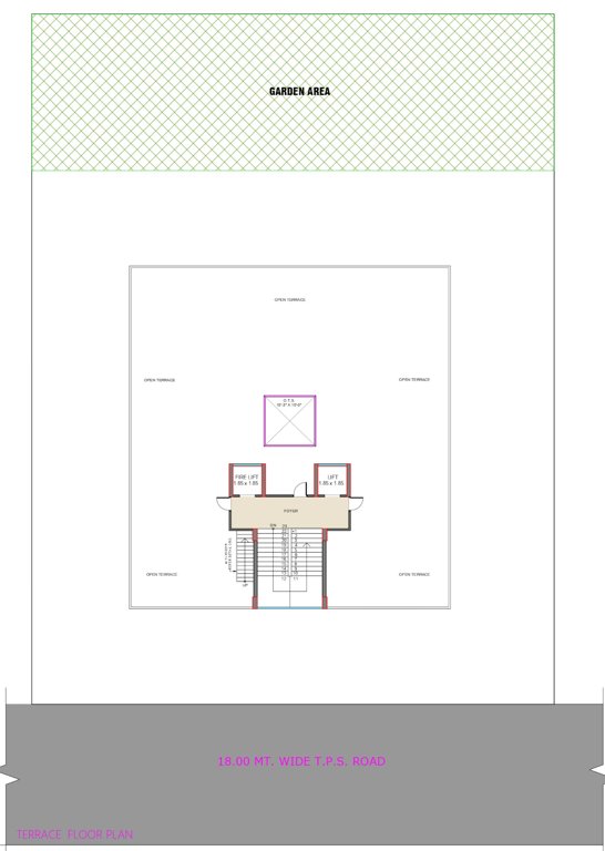  vrundavan 14 Vrundavan 14 Terrace Cluster Plan