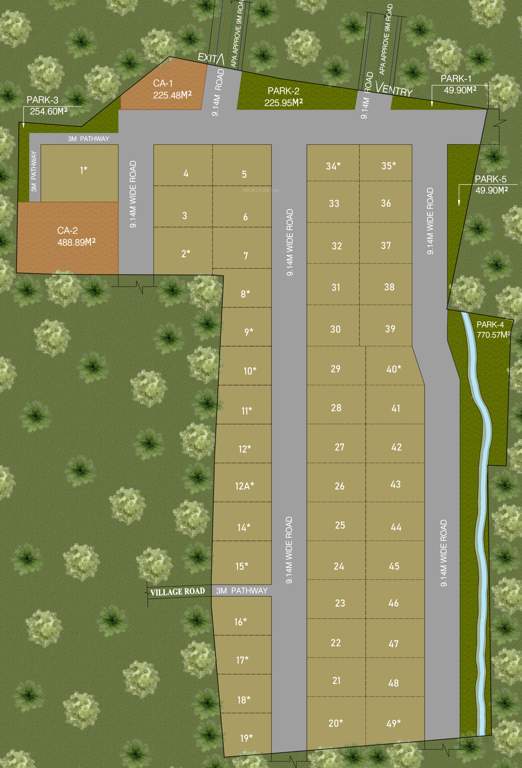  shubha sagari Layout Plan