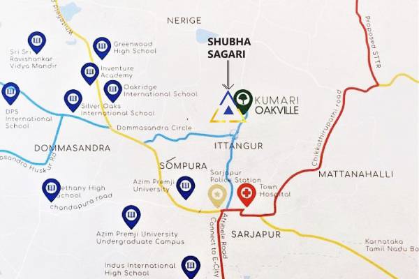  shubha-sagari Location Plan