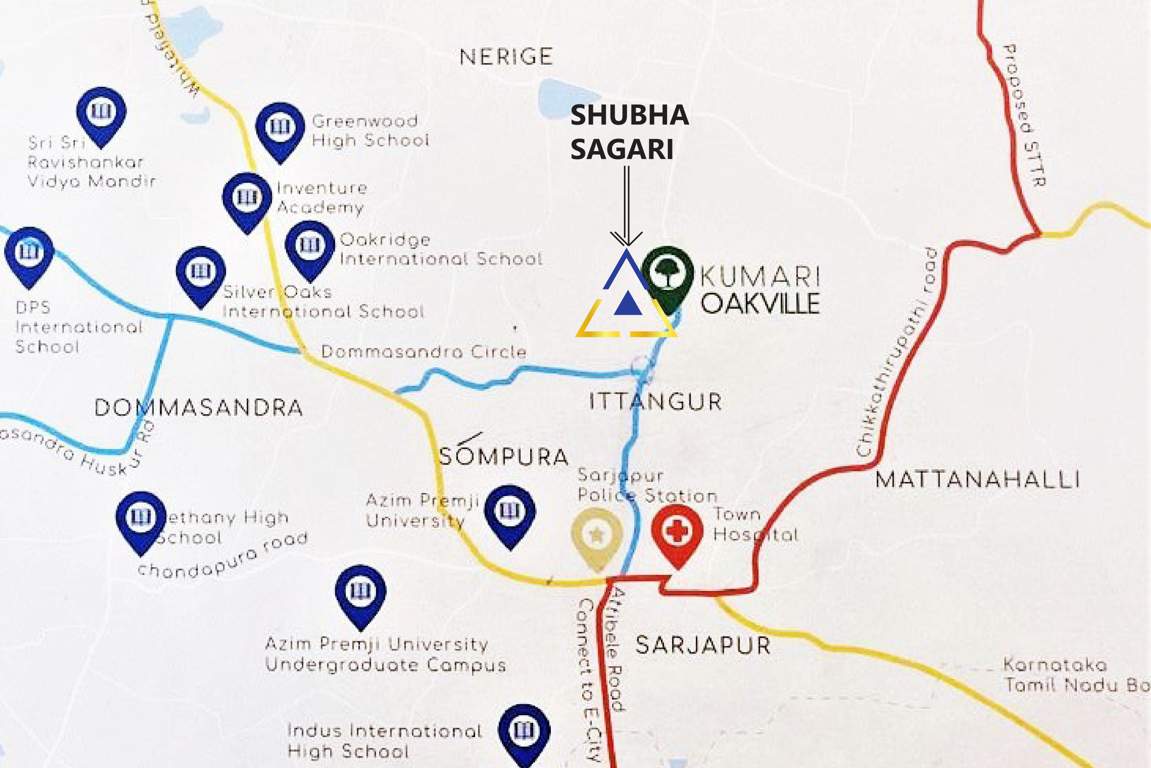  shubha sagari Location Plan