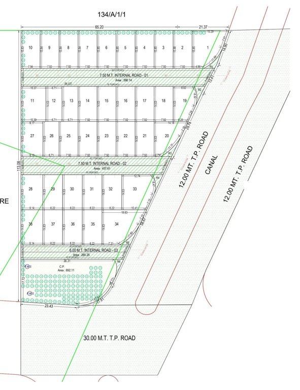  pratishtha bunglows Layout Plan