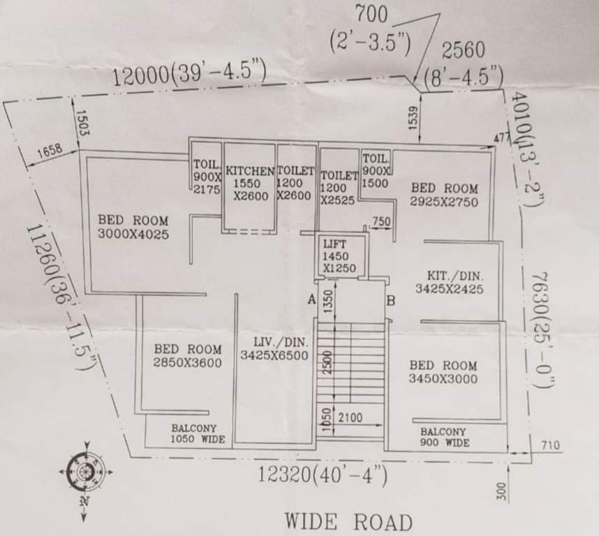  tower Varsha Tower Typical Cluster Plan