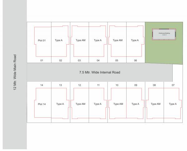  villa Layout Plan