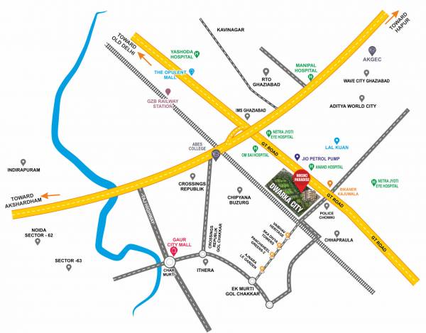 Location Plan nikunj-paradise Location Plan
