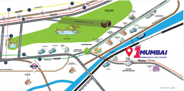  greater-thane-sector-3a-cluster-1b-phase-2 Location Plan