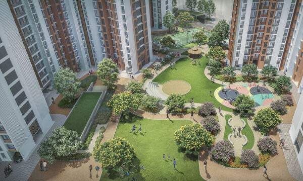  greater thane sector 3a cluster 1b phase 2 Landscaped Gardens