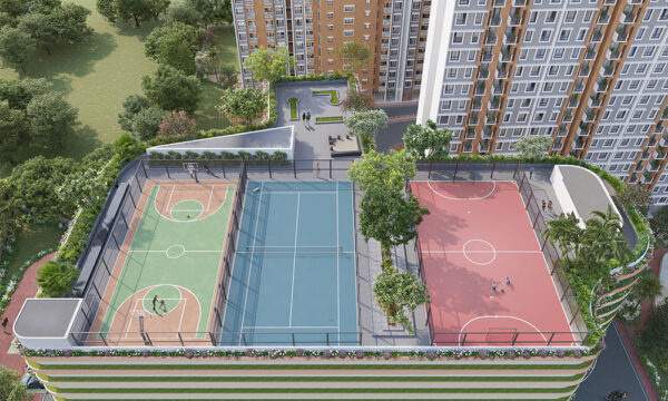  greater thane sector 3a cluster 1b phase 2 Tennis Court