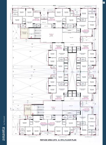  ananta Block A And Block B Cluster Plan from 5th to 8th Floor