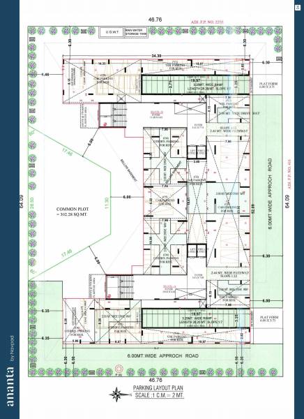  ananta Block A And Block B Parking Cluster Plan