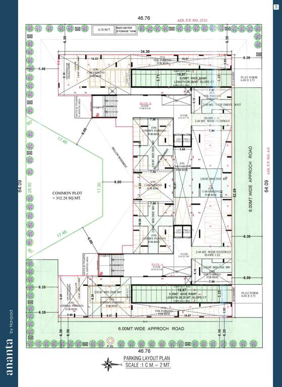  ananta Block A And Block B Parking Cluster Plan
