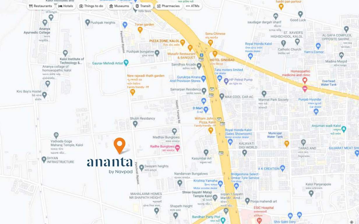  ananta Location Plan