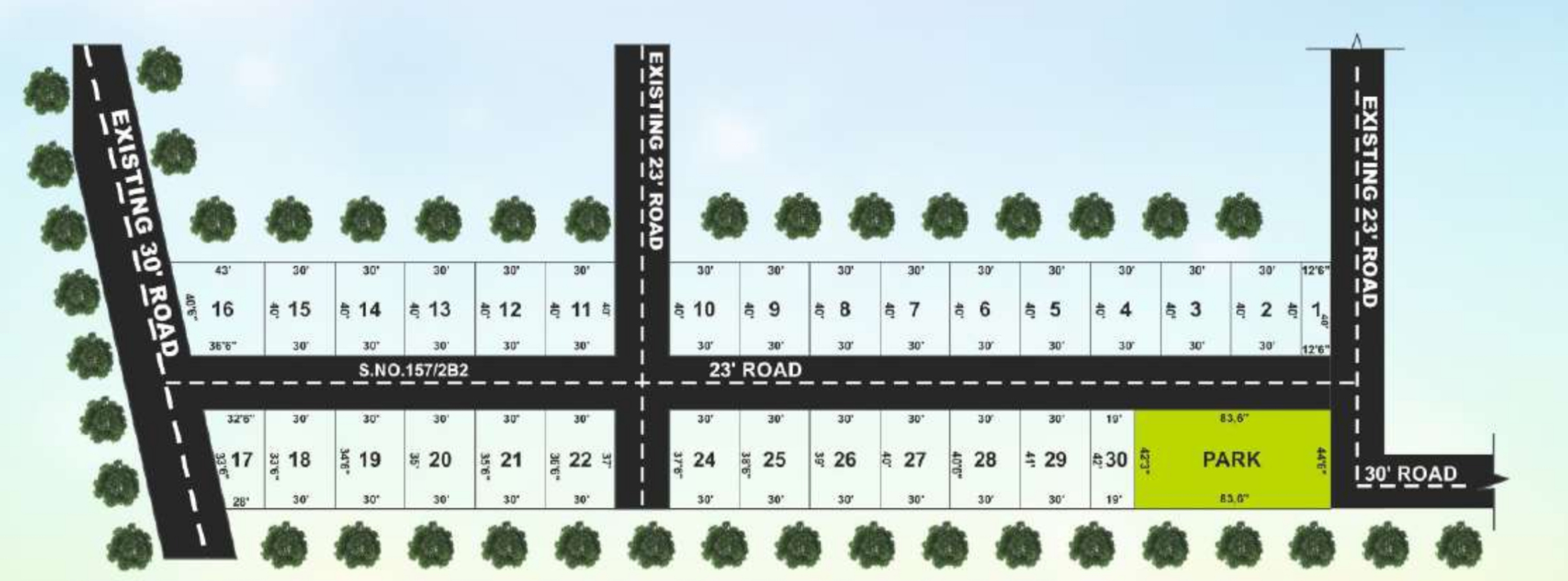 1590 sq ft Plot for Sale in Million Acres Bala Subramaniyam Nagar