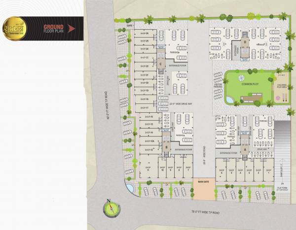  gold A To D Ground Cluster Plan
