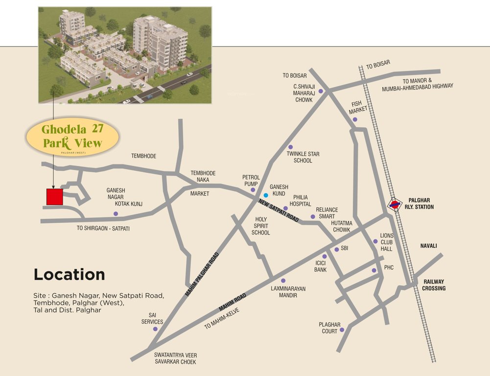  sai varsha Location Plan