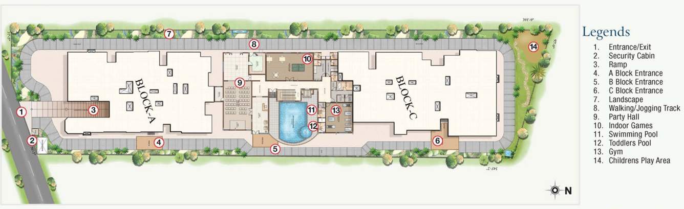  casa grande sarjapur Master Plan