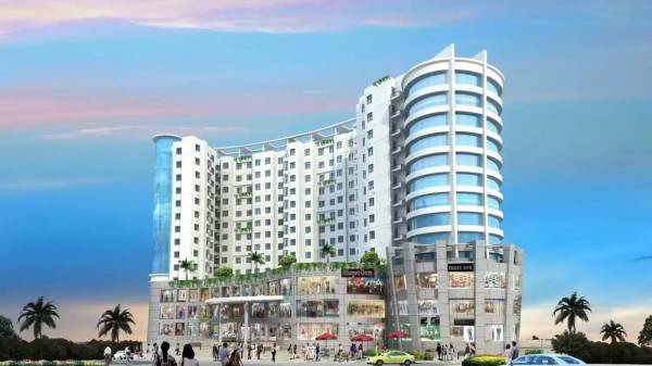 Elevation crescent-mall-and-heights Elevation