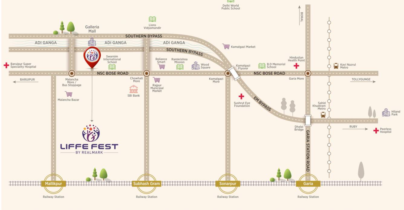  liffe fest Location Plan