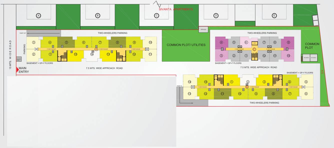 shaunak apartments Layout Plan