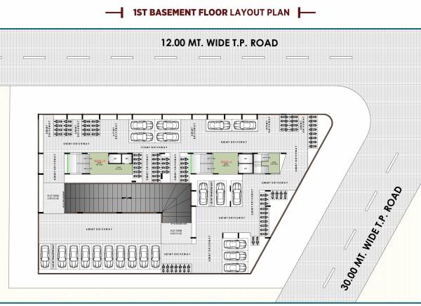  hilltown-harmony Block A And B Cluster Plan for Basement 1 Floor