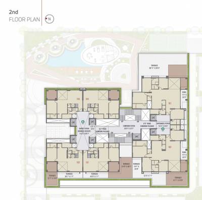  the-18th-storey Block A And B Cluster Plan for 2nd Floor