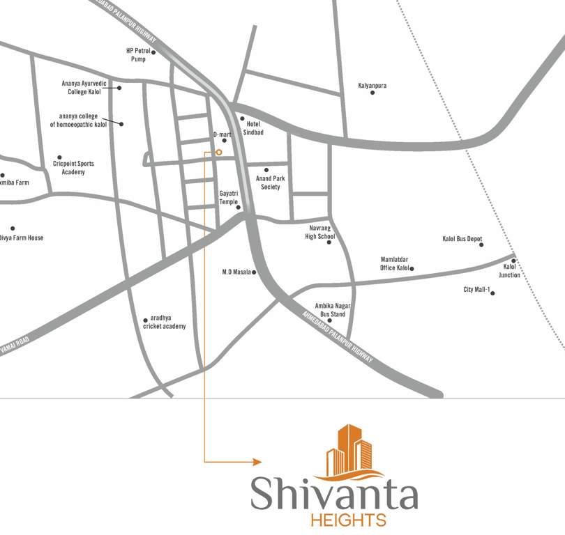  shivanta heights Location Plan