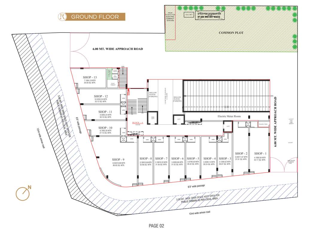 rujuvalika arise Rujuvalika Arise Cluster Plan for ground Floor