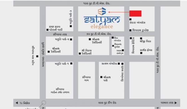  satyam-elegance Location Plan