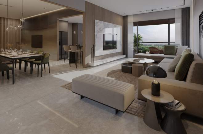  kalpvruksh meadows Living Area
