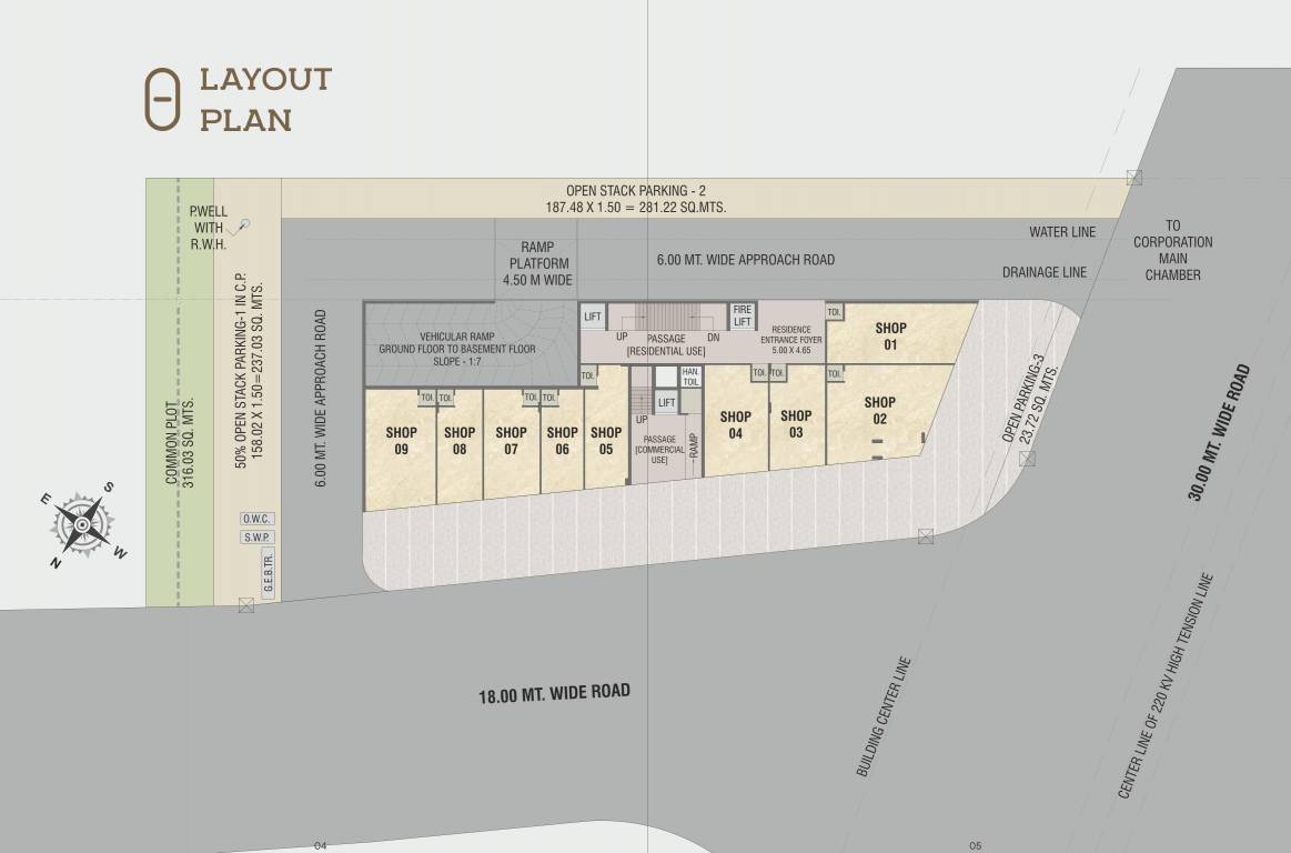  aarna one Layout Plan