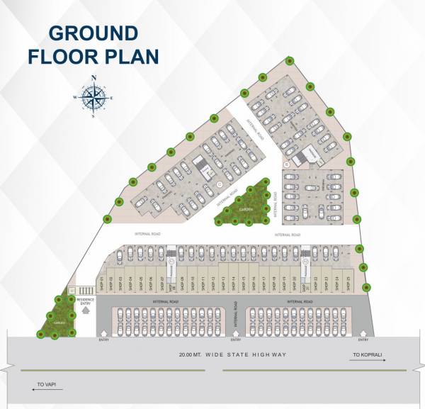  serenity Block B And Block C Cluster Plan for ground Floor