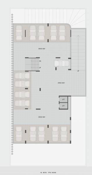  greens Greens Cluster Plan for Basement  Floor