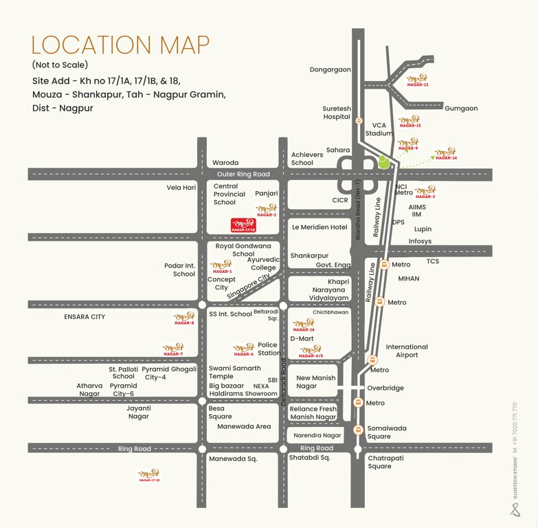 mauli nagar 17 sec a Location Plan