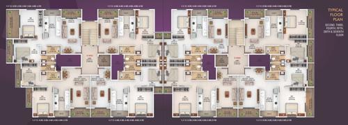  bhoomi-imperia Bhoomi Imperia Cluster Plan from 2nd to 7th Floor