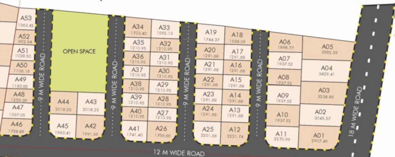  paramount sector a Layout Plan