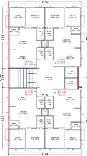  harsham-homes Harsham Homes Cluster Plan From 1st To 6th Floor