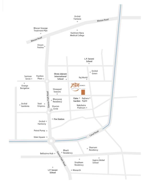  harsham homes Location Plan