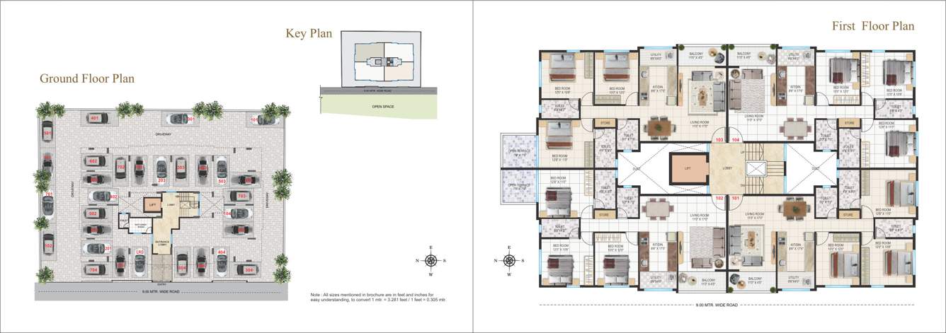  shree tirumala magnus Shree Tirumala Magnus Apartment Cluster Plan
