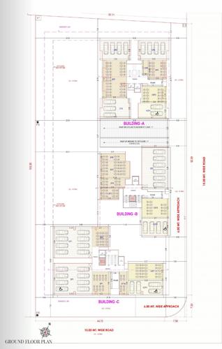  veer-arista Building A , Building B, Building C Cluster Plan for ground Floor
