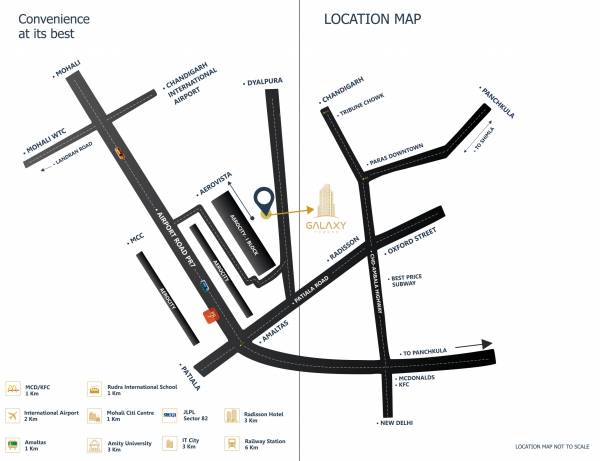  galaxy-towers Location Plan
