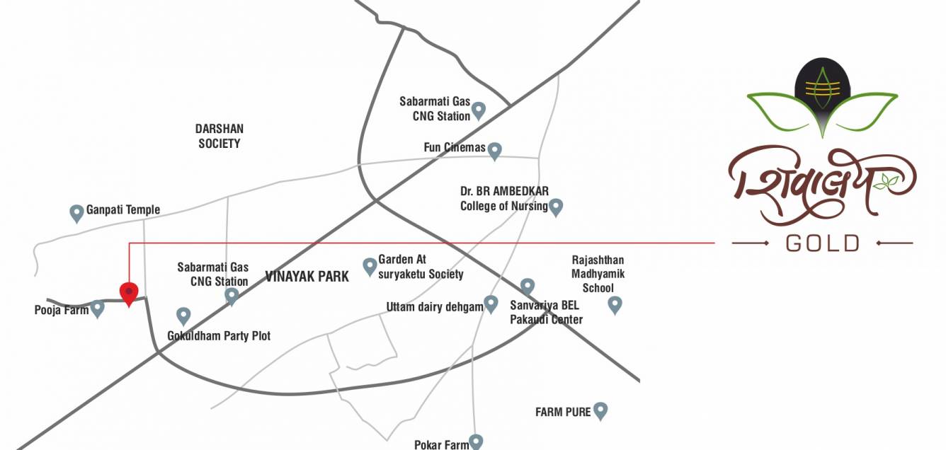  shivalay gold Location Plan