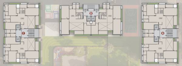  eliseo-ii Block A, B, C Cluster Plan For 13th Floor