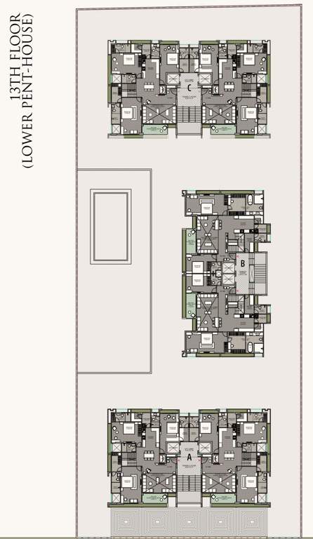  eliseo ii Block A, Block B And Block C Cluster Plan for 13th Floor