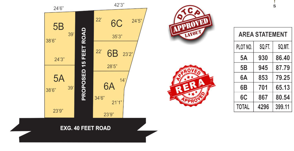  diamond city Layout Plan
