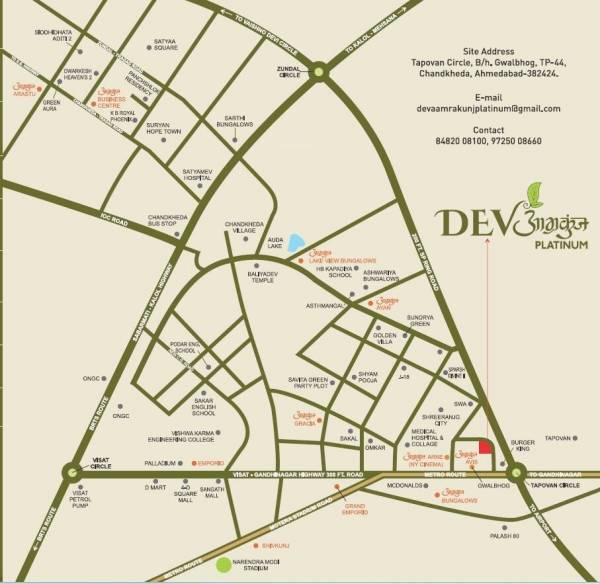  dev-aamrakunj-platinum Location Plan