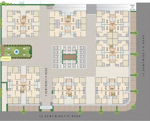  jalaram-vatika Block A,B,C,D,E,F,G Cluster Plan For Cluster Plan