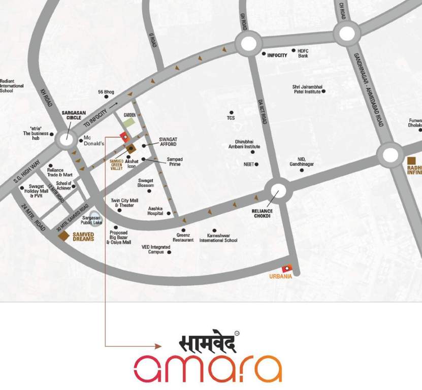  samved amara Location Plan