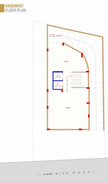  pooja-residency Shiv Pooja Residency Basement Cluster Plan