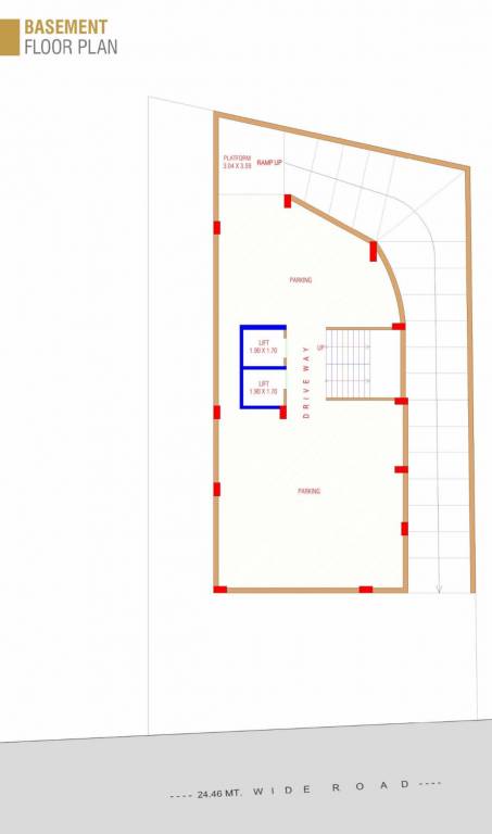  pooja residency Shiv Pooja Residency Basement Cluster Plan