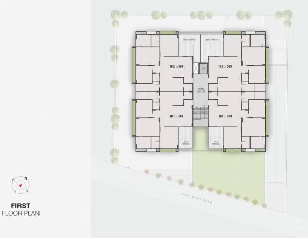  aalay Aalay Cluster Plan for 1st Floor