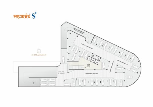 sahjanand-s-plus Sahjanand S Plus Cluster Plan for Basement 2 Floor